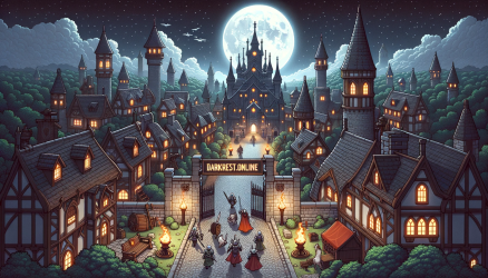 DALL·E 2023-10-12 10.22.12 - Illustration of a medieval town at night with torches illuminatin...png